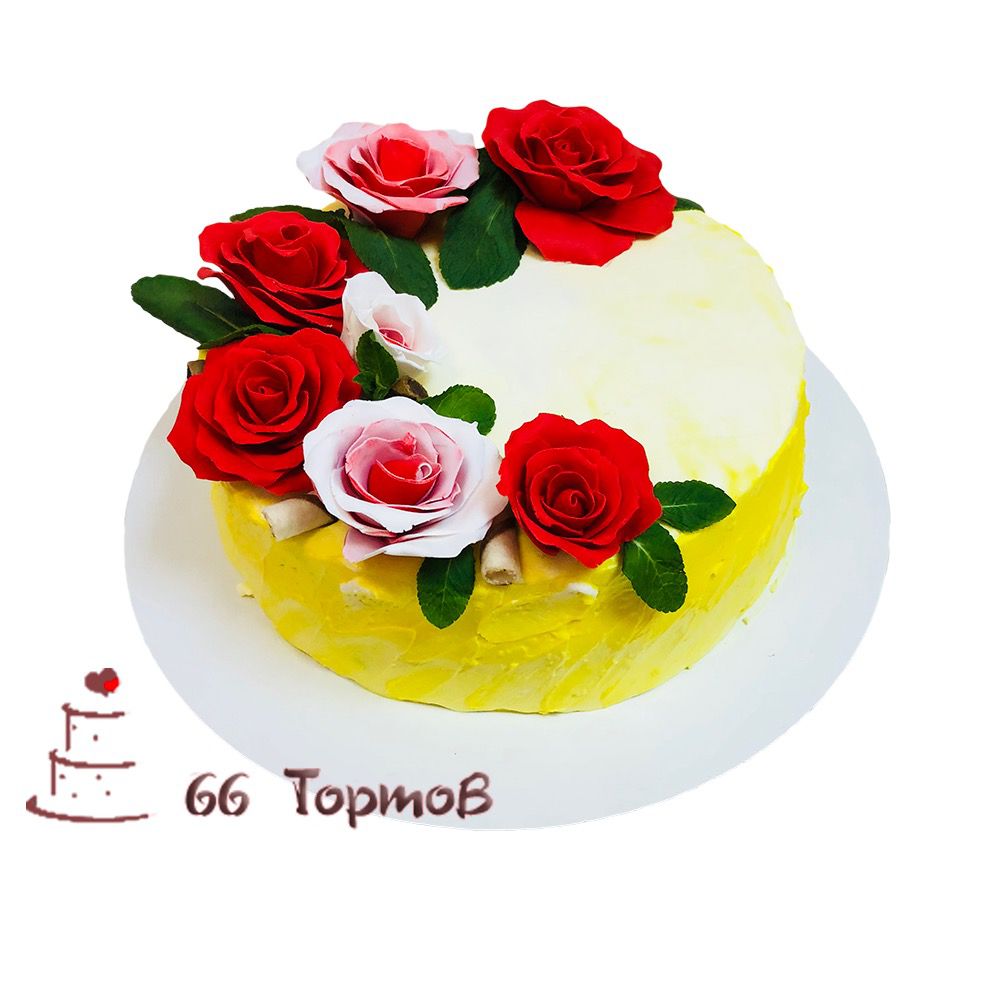 №64 Торт цветы